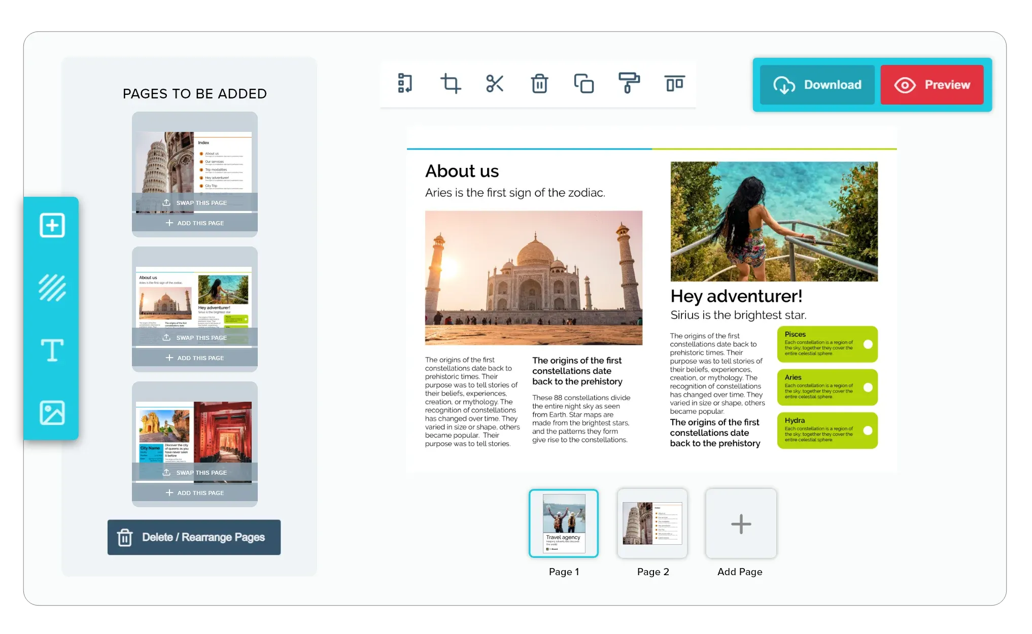 PitchPrint Page Loader Module interface