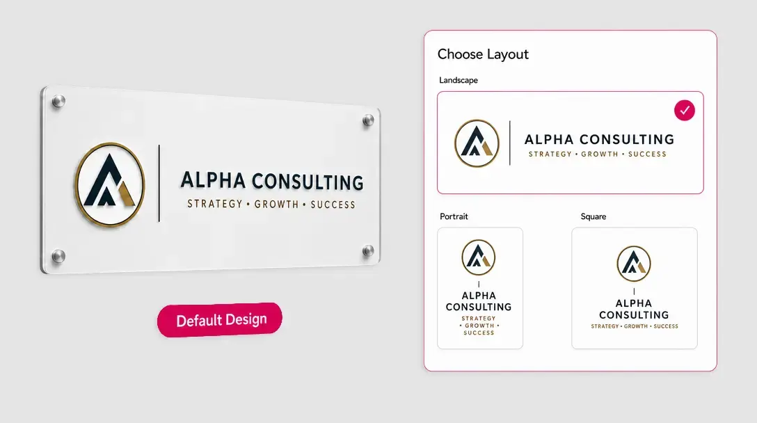 PitchPrint Smart Sizes module preview