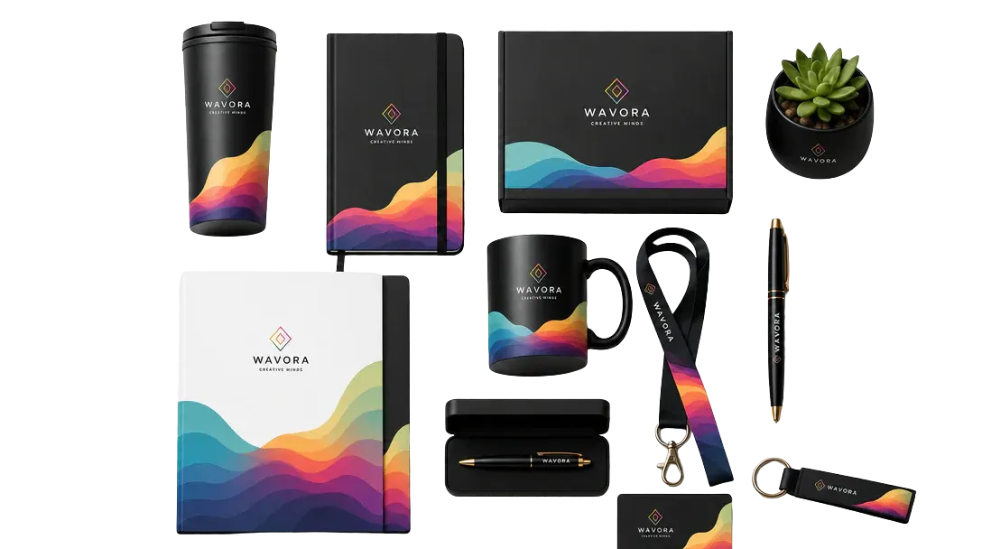 Personalized promotional products created with PitchPrint