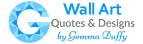 Wall Art Quotes & Designs by Gemma Duffy logo